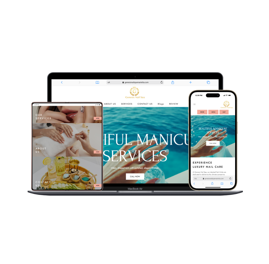Ảnh preview website Genesis Nail Spa